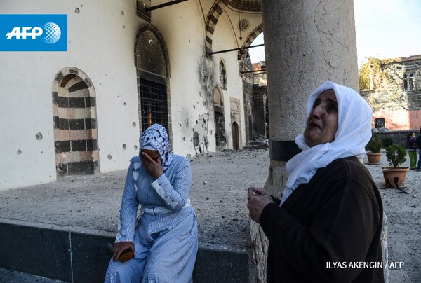 Today in the Sur district in Diyarbakir #Turkey