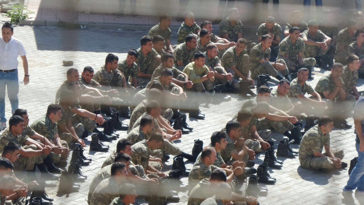 309 soldiers detained in the coup attempt in Sırnak