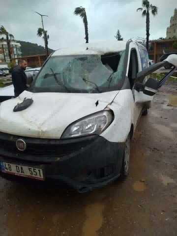 Destructive tornado in Antalya, Turkey.