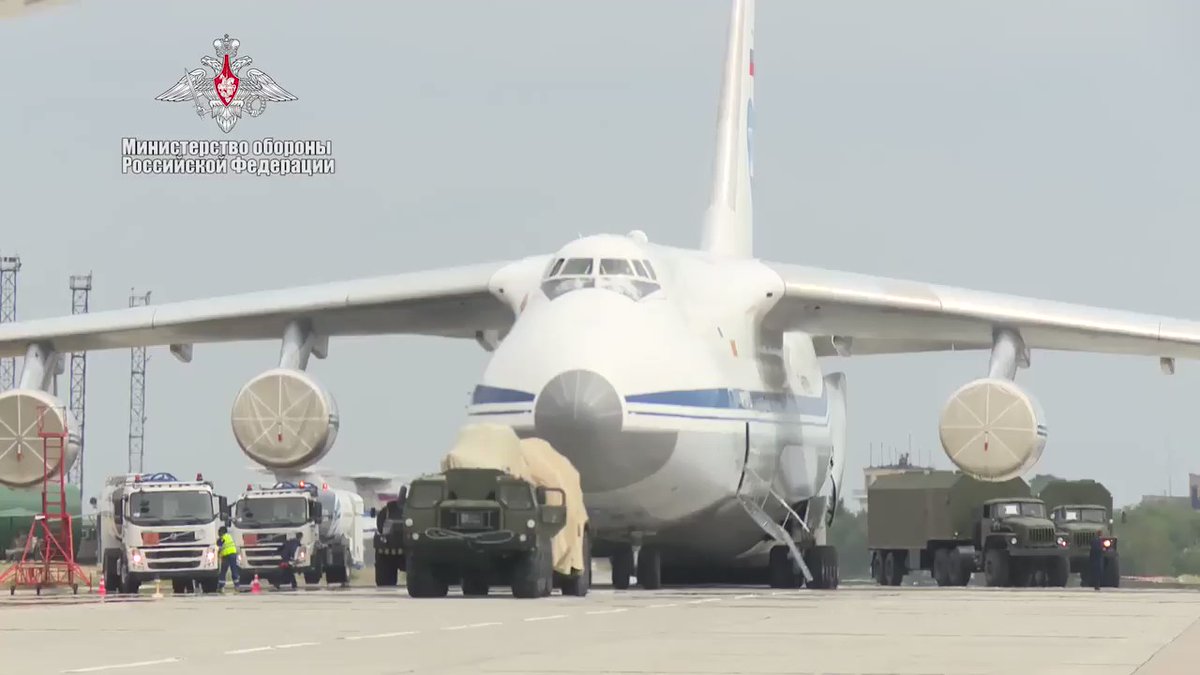 Russian MoD releases video of latest S400 delivery today   