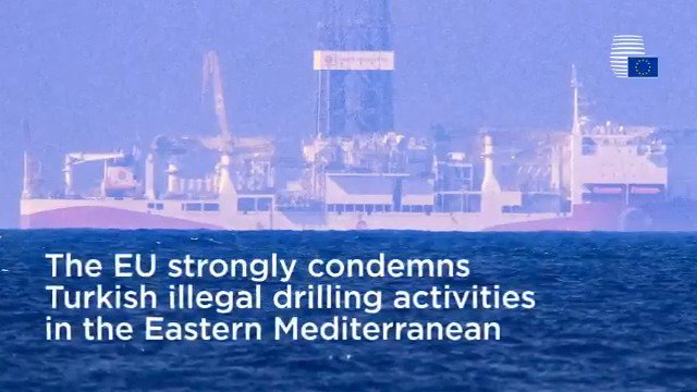 European Union Foreign Ministers meeting within @EUCouncil adopt conclusions announcing measures to respond to Turkish drilling activities in the Eastern Mediterranean.