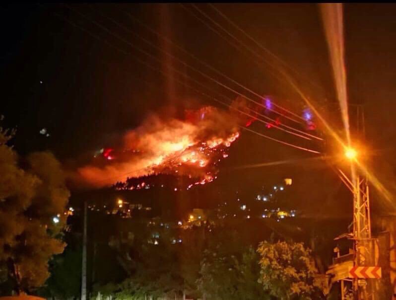 Massive fire erupted in Turkey's Adana Kozan