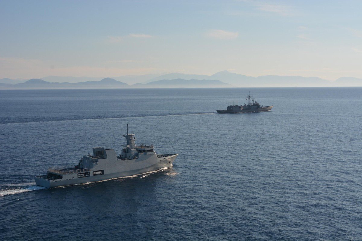 TCG GAZİANTEP frigate carried out Transition Trainings in the Eastern Mediterranean Pakistani corvette PNS TABUK on 03 December 2020.