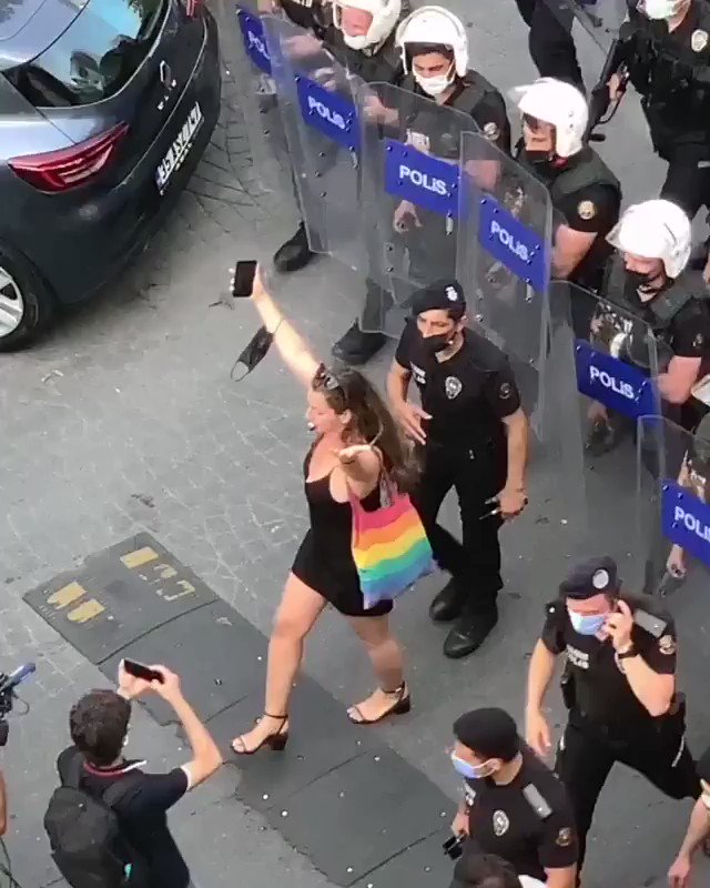 Footage from the Istanbul Pride that was violently assaulted by the Erdogan government enforcers