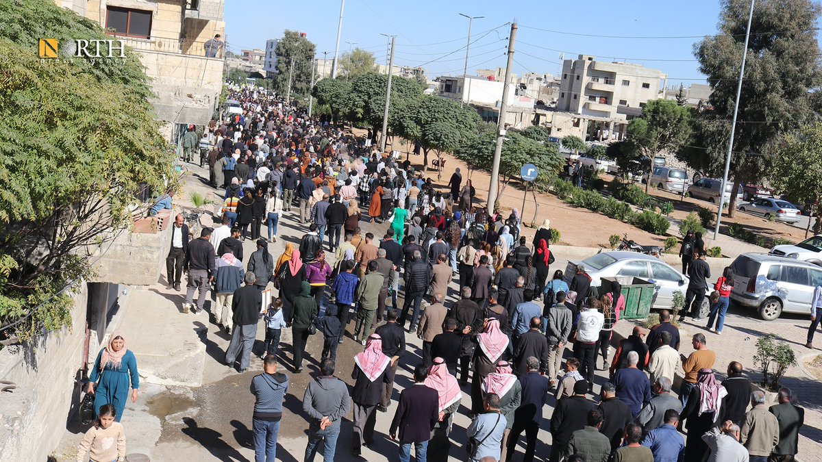 People in the cities of Raqqa and Kobani went out in protests to condemn Turkish airstrikes on northern Syria