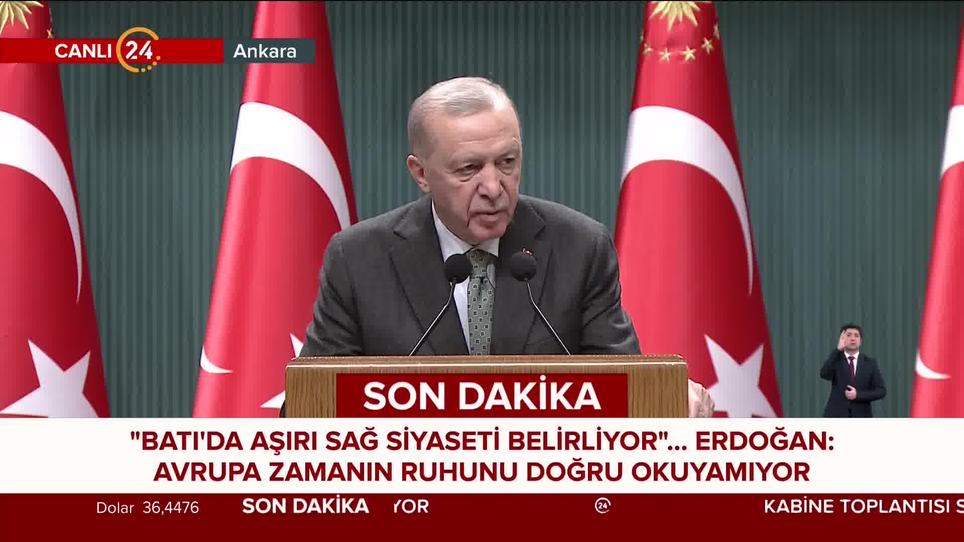 Erdogan sagt, nur die Türkei könne die Europäische Union aus den Schwierigkeiten retten, in die sie durch den Ukraine-Krieg geraten sei. Ankara könne die europäische Verteidigung wieder in Ordnung bringen und die alternde Bevölkerung des Kontinents wiederbeleben. „Das könnte nur mit Ankaras EU-Mitgliedschaft geschehen.