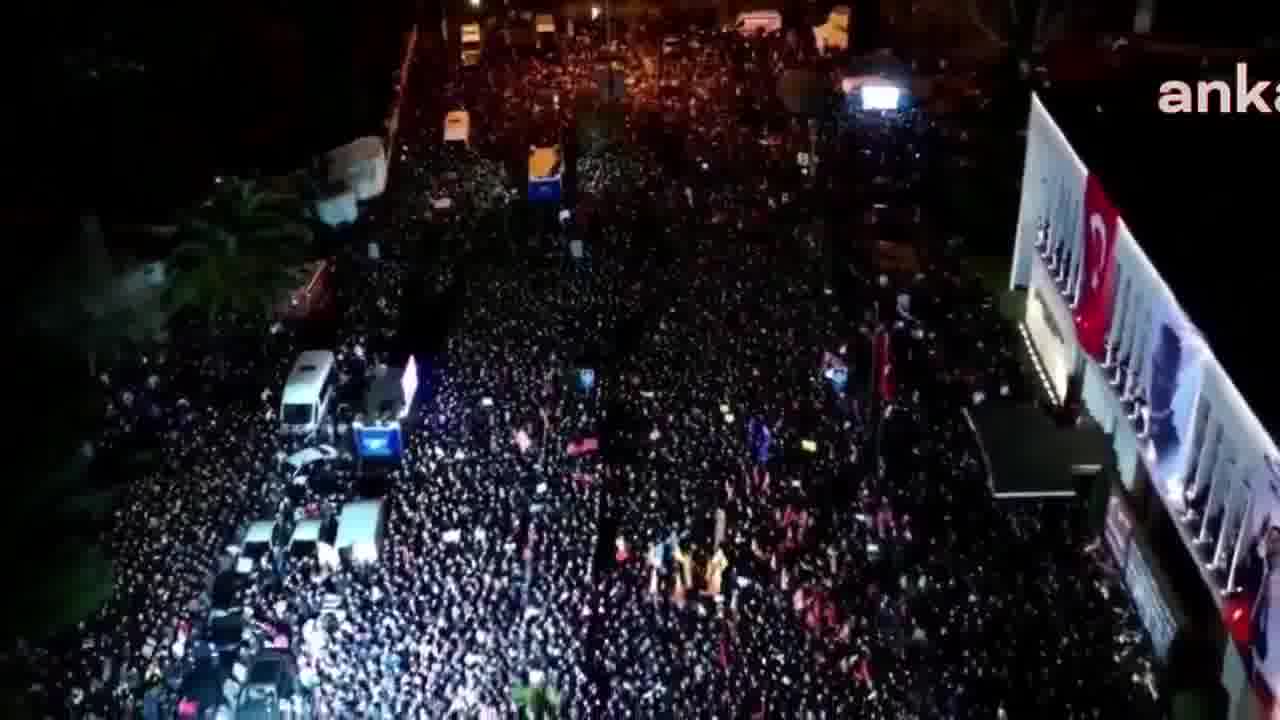 Hundreds of thousands of people are currently taking to the streets in Istanbul, Turkey, to protest the arrest of Ekrem Imamoglu, Erdogan's main political opponent and Istanbul Mayor, by Turkish police