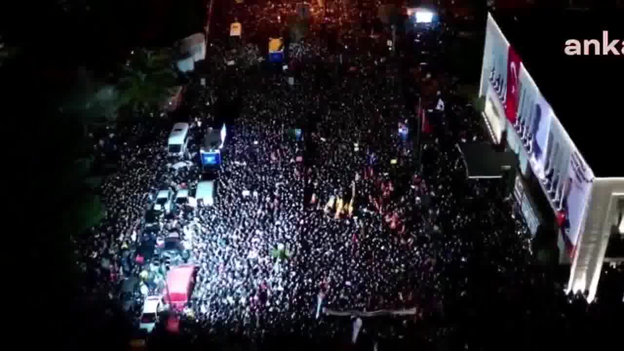 Hundreds of thousands of people are currently taking to the streets in Istanbul, Turkey, to protest the arrest of Ekrem Imamoglu, Erdogan's main political opponent and Istanbul Mayor, by Turkish police