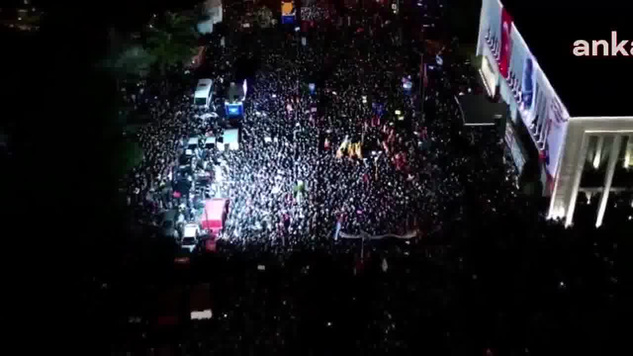 Hundreds of thousands of people are currently taking to the streets in Istanbul, Turkey, to protest the arrest of Ekrem Imamoglu, Erdogan's main political opponent and Istanbul Mayor, by Turkish police