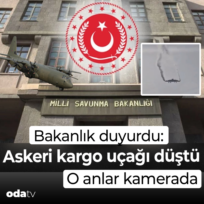 El Ministerio de Defensa Nacional de Turquía anunció que un avión de carga tipo C130 se estrelló en el espacio aéreo georgiano: Continúan las labores de búsqueda y rescate.