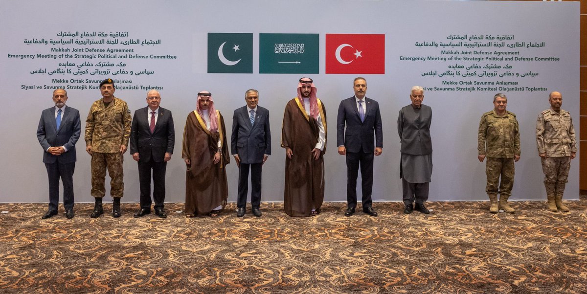 Turkey, Saudi Arabia and Pakistan have agreed to activate collective defense measures under the Mecca Defense Alliance, including the rapid deployment of agreed military forces and capabilities to Saudi Arabia. The joint statement emphasizes moving from commitments to action, strengthening military integration, readiness and deterrence in response to threats facing the Kingdom